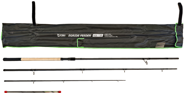 Удилище фидерное "EGRIDE FEEDER" FISH CRYSTAL , тест до 130 г, 4,20 м, 3+3 tips Удилище фидерное "EGRIDE FEEDER" FISH CRYSTAL , тест до 130 г, 4,20 м, 3+3 tips
