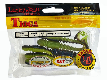 Виброхвост съедоб. исскуст. LJ Pro Series TIOGA 3.4in T53