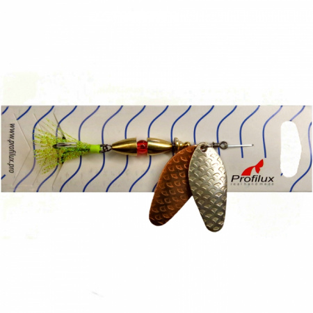 Вращ.танд. Бабочка М4 цв. 04/06 серебро чешуя-медь чешуя