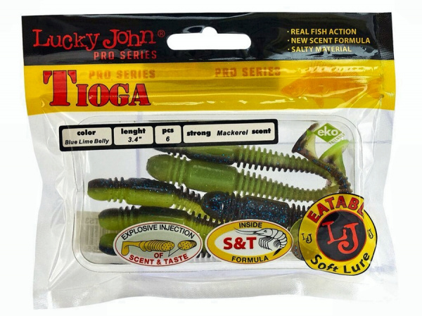 Виброхвост съедоб. исскуст. LJ Pro Series TIOGA 3.4in T53