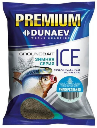 Прикормка "DUNAEV iCE-PREMIUM" 0.9кг Универсальная Прикормка "DUNAEV iCE-PREMIUM" 0.9кг Универсальная