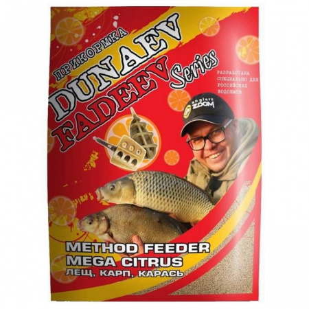 Прикормка "DUNAEV-FADEEV" 1кг Feeder Method Mega Citrus