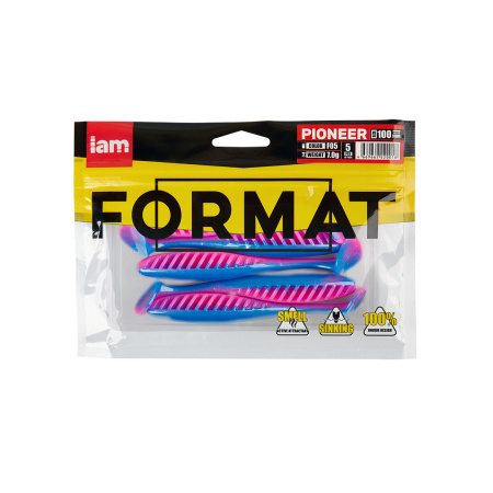 Силиконовая приманка FORMAT PIONEER 100mm (5шт.) цвет F05
