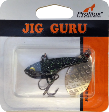 Джиг-блесна Тэйл-Спиннер (24 гр)  цв.324 (черный)