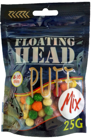 Плавающая насадка PUFF воздушное тесто 8-10 мм. МИКС цв