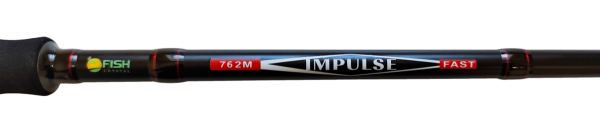Удилище спиннинговое "IMPULSE" FISH CRYSTAL , 2 секции, полая верш, длина 2.25 м, тест 5-21 г