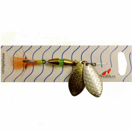 Вращ.танд. Бабочка ТМ цв. 04/05 серебро чешуя-латунь чешуя