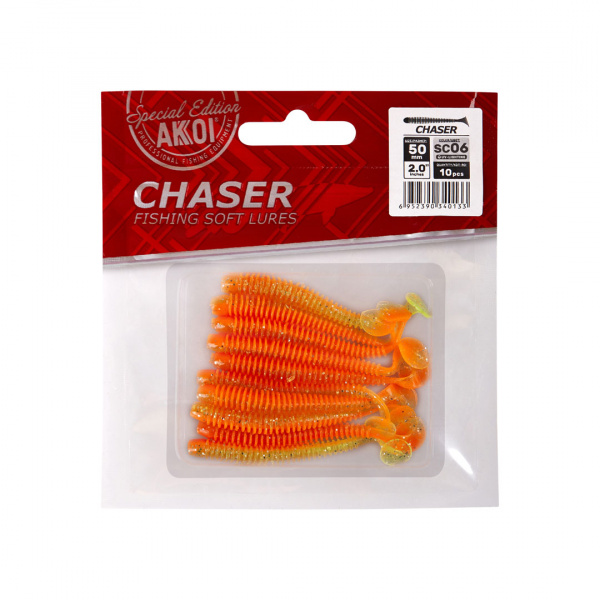 Силиконовая приманка AKKOI CHASER  75mm цвет SC06 Силиконовая приманка AKKOI CHASER  75mm цвет SC06