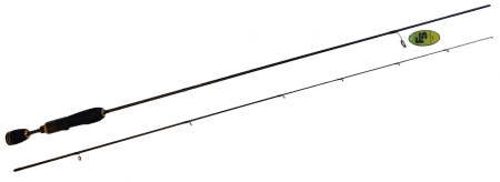 Удилище спиннинговое ERMINE NANO,2 секции, цельная верш. длина1,80 м, тест 0.2-0.8г рукоять разнес.