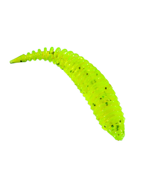 Приманка ZUB-MAGGOT SLIM 40мм(1,5")-12шт, (цвет 310) желтый с блестками Приманка ZUB-MAGGOT SLIM 40мм(1,5")-12шт, (цвет 310) желтый с блестками