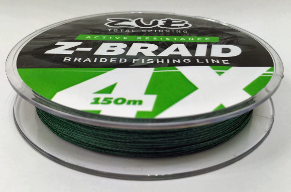 Шнур ZUB Z -BRAID Green 150m 0,08мм