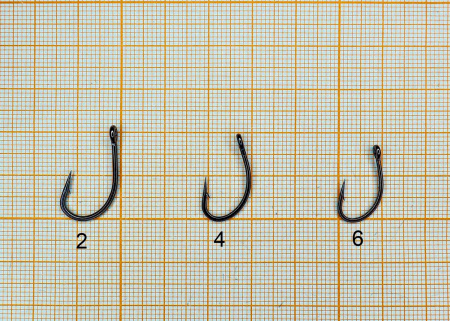 Крючок CARP HOOK №4 с ушком, покрытие BN (10 шт)