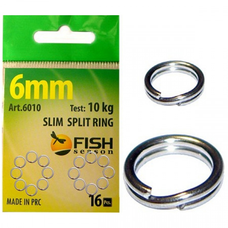 Кольцо заводное "SLIM", ф 7 мм ( 14 кг), (упак. 14 шт)