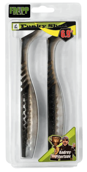 Приманка силиконовая Frapp Funky Shad 6,9" #27 (2 шт/уп) Приманка силиконовая Frapp Funky Shad 6,9" #27 (2 шт/уп)