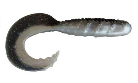 Приманка ZUB-HIBINA 220мм(8,7")-1шт, (цвет 030) черный верх-натурал низ