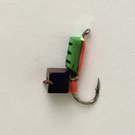 Столбик Хамелеон кубик 2,5 мм подвесной ЗЕЛЕНО-КРАСНЫЙ