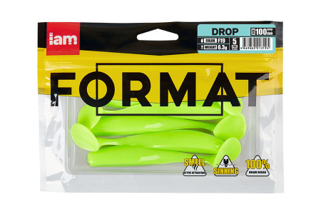 Силиконовая приманка FORMAT DROP 100mm (5шт.) цвет F19