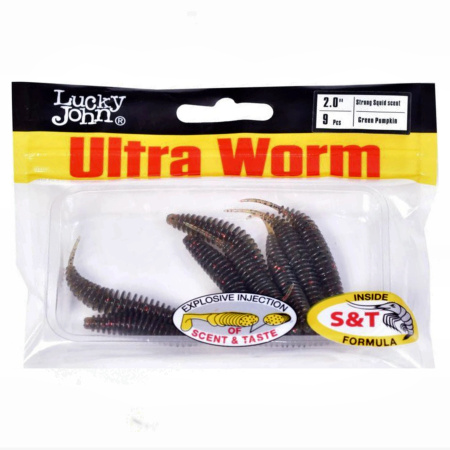 Слаги съедобные искусственные LJ Pro Series ULTRAWORM 2,0in (05.00)/PA03 9шт.