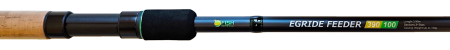 Удилище фидерное "EGRIDE FEEDER" FISH CRYSTAL , тест до 100 г, 3,90 м, 3+3 tips