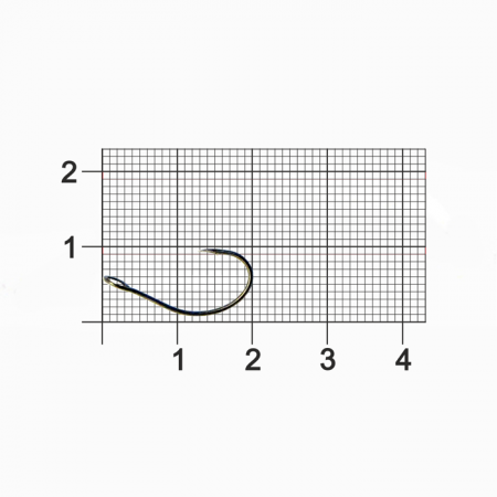 Крючок Dunaev Trout Super Black # 4 (упак. 7 шт)