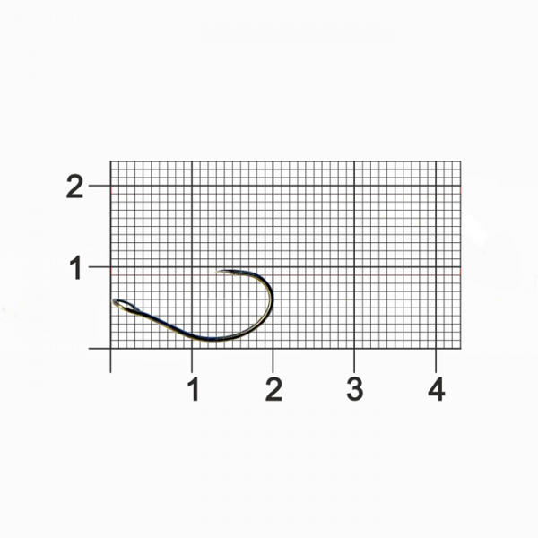 Крючок Dunaev Trout Super Black # 4 (упак. 7 шт) Крючок Dunaev Trout Super Black # 4 (упак. 7 шт)