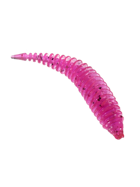 Приманка ZUB-MAGGOT SLIM 50мм(2")-10шт, (цвет 130) маджента с блестками Приманка ZUB-MAGGOT SLIM 50мм(2")-10шт, (цвет 130) маджента с блестками