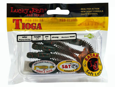 Виброхвосты съедоб. искусст. LJ Pro Series TIOGA 3.4in (08.64)/085 6шт.