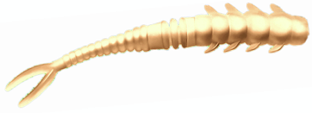 Приманка ZUB-Dragon 50мм(2") -10шт, (цвет 303) телесный