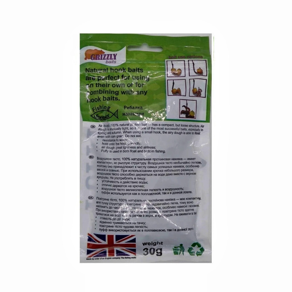 Воздушное пенотесто PUFFI Grizzly baits (Слива)