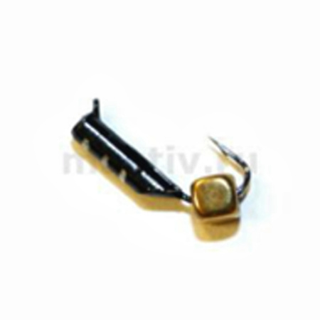 Безнасадка 1,5 чёрный, кубик, 0,2гр. (золото)