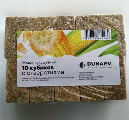 Жмых DUNAEV кукурузный 300г.