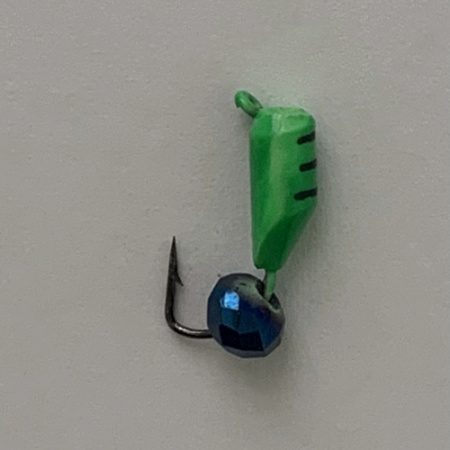 Безнасадка 3 зелёный, гр шарик, 0,7гр. синий