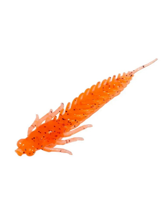 Приманка ZUB-LARVA  80мм(3,2")-5шт, (цвет 250) морковный с блестками Приманка ZUB-LARVA  80мм(3,2")-5шт, (цвет 250) морковный с блестками