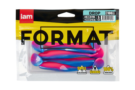 Силиконовая приманка FORMAT DROP 100mm (5шт.) цвет F05n