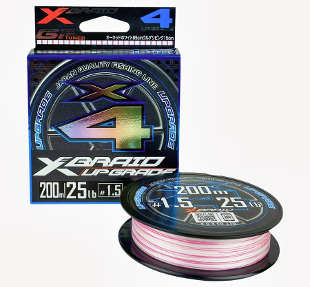 Плетеный шнур X-Braid Upgrade x4 200м 1.5