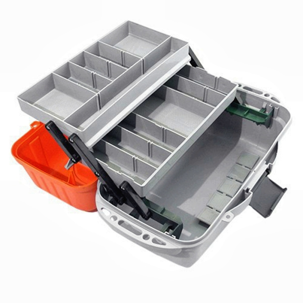 Ящик рыболовный "СЛЕДОПЫТ", с 2-мя подъемными полками/8/ Ящик рыболовный "СЛЕДОПЫТ", с 2-мя подъемными полками/8/