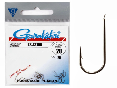 Крючки Gamakatsu LS-1310B HOOKS BRONZE разм. 20 25шт.