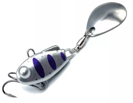 Тейл-спиннер ТС-1 25г. #03 Серебро-Фиолетовый