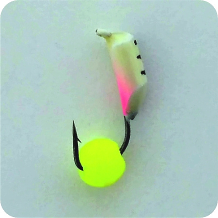 Безнасадка 2,5 белый, неоновый шар, 0,5гр. желтый