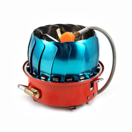 Газовая плитка мал. пьезо, ветрозащитная, шланг (цанг.)/50/