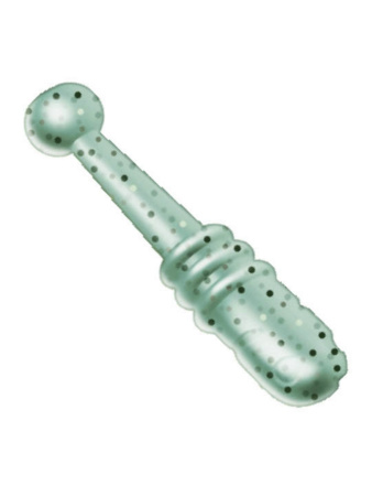 Приманка ZUB-KLOP 19мм(0,7")-20шт, (цвет 505) зеленый с блестками