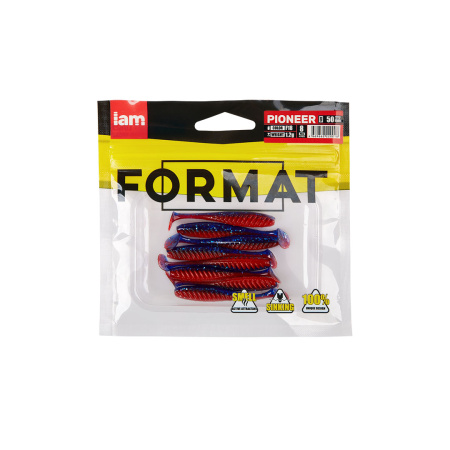 Силиконовая приманка FORMAT PIONEER 50mm (8шт.) цвет F18