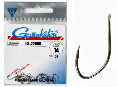 Крючки Gamakatsu LS-2260B HOOKS BRONZE разм. 14 25шт. Крючки Gamakatsu LS-2260B HOOKS BRONZE разм. 14 25шт.