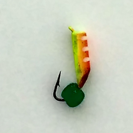 Безнасадка 2 художественный (красн.), неоновый шар, 0,3гр. темно-зеленый