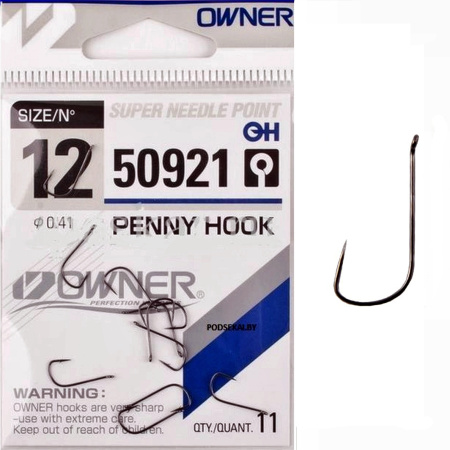 OWNER Крючок Penny Hook BC №12 11шт OWNER Крючок Penny Hook BC №12 11шт