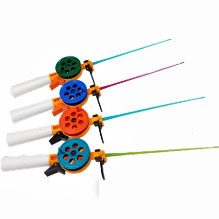 Удочка зимняя "WestMan" 65 ПП/СР  ручка (длина 85мм) пенопласт (хлыст поликарбонат.) 5шт/уп 