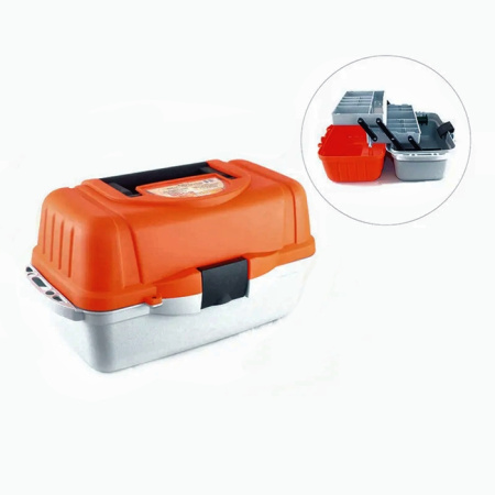 Ящик рыболовный "СЛЕДОПЫТ", с 2-мя подъемными полками/8/ Ящик рыболовный "СЛЕДОПЫТ", с 2-мя подъемными полками/8/