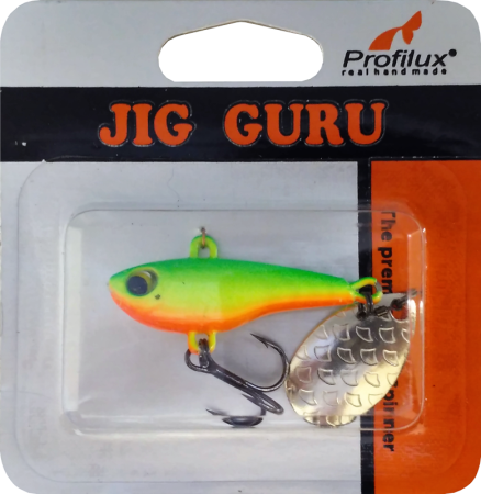 Джиг-блесна Тэйл-Спиннер (18 гр)  цв.311 ("регги" горизонтальный)