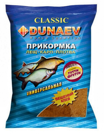 Прикормка "DUNAEV КЛАССИКА" 0.9кг Универсальная Тутти-Фрутти