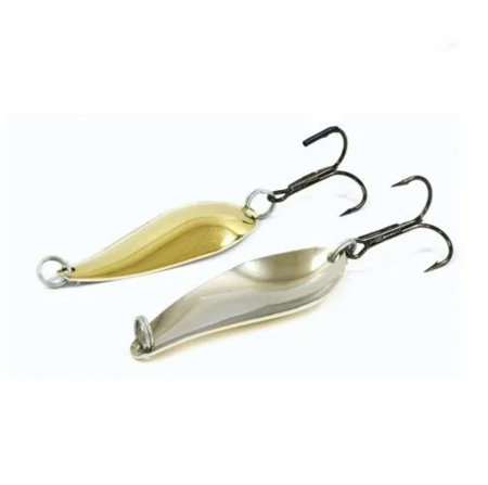 Блесна Колебалка Питер Атом 15гр Желтый Белый